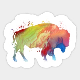 Bison Sticker